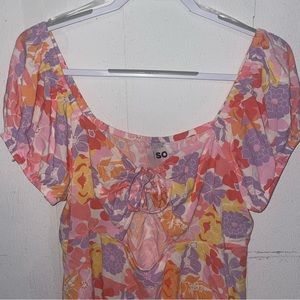 ❤️ 3 for $18 ❤️ NWT So Floral Cutout Dress